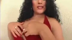 shameless tgirl Shows Her ass