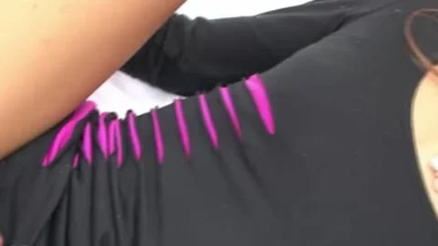 oriental T-gal Rides A gigantic weenie