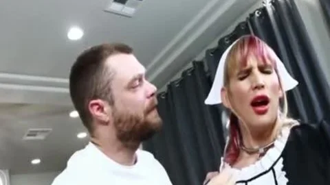 t-girl disciplined For Being naughty!