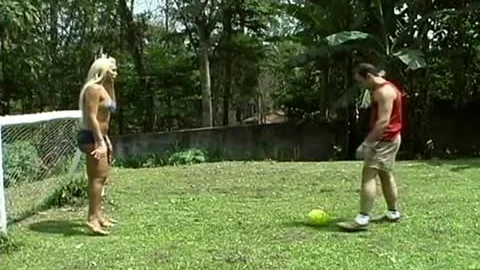 Macho pounds blonde ladyboy