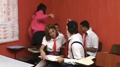 busty teacher seduces guyent
