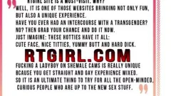 dirty tgirl Lily Tugging Her Smallcock