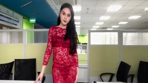 Mel Cross - Little Red dress Life As A Crossdresser Ladyboy