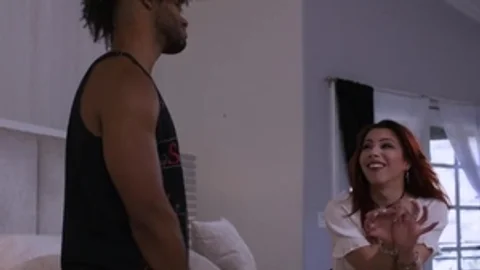 Transsexual goes wild on cock