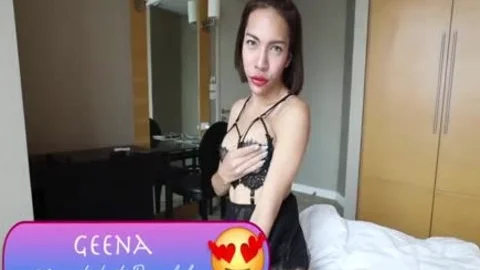 HelloLadyBoy busty asian cutie Shows Masterful blowjob Skills