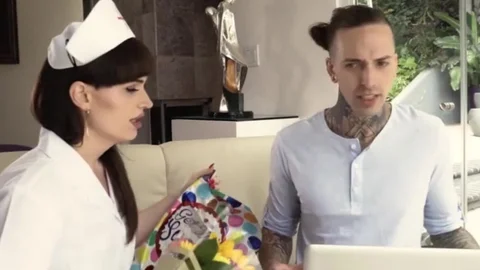 HornyGuy Helps Her TBabe Girlfriend Natalie Mars Satify Her butthole Needs