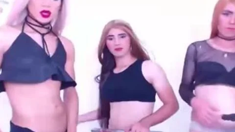 attractive shemales Undressing And Jacking 10-Pounder