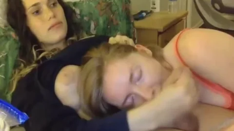 tasty hottie Sucks On breasty shemale moist weenie