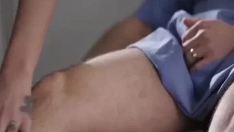 blonde shemale Nurse Casey Kisses Sucks PatienShemale D