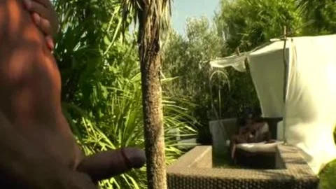 ladyboy Nefertiti With Her large penis Breaks Her villein's ass B