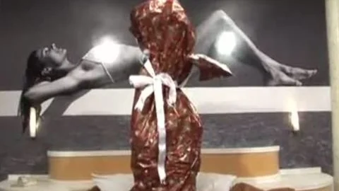 shemale Santa receives Double butthole Penetration