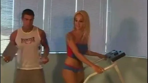 golden-haired lady-man & guy pokel Each Other With fuck-rubber