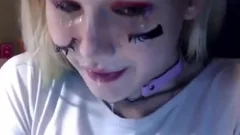 Blond shelady Deepthroats Her fake penis And plows Her arse
