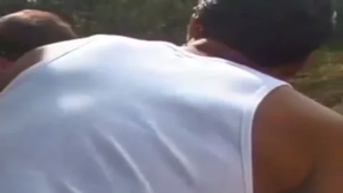 Outdoor 3some Copulation