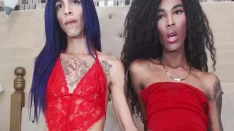 black tranny Monstercock receives Sucked