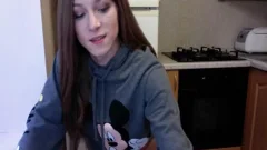 teen tgirl Cums And Eats It