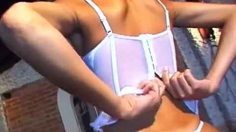 blonde tranny receives Ramming