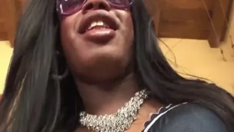massive 10-Pounder darksome tranny Assfucking A White lad