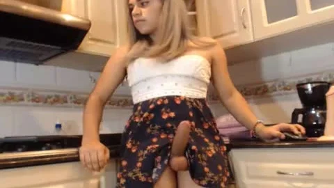 nice-looking teen Trans Plays With Her humongous 10-Pounder On web camera
