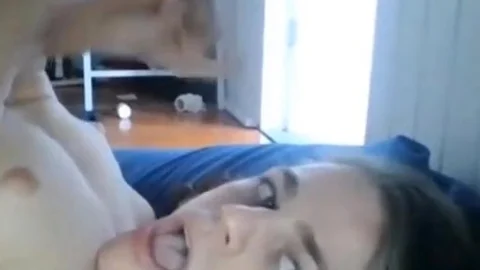 tasty teen shemale Swallows Her Own love juice