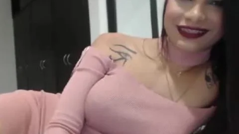 juicy big scones Ladyboy Teasing On cam
