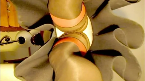 BlueGirl70 lusty Red stockings Upskirt