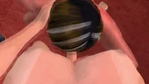 3D Cartoon Hunk Getting Double Teamed By Some shemales