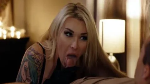 breasty blond TS Dante Colle ass nailed By Dante Colle