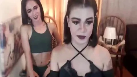 Two lady-man chick Having tasty And Intense Shows