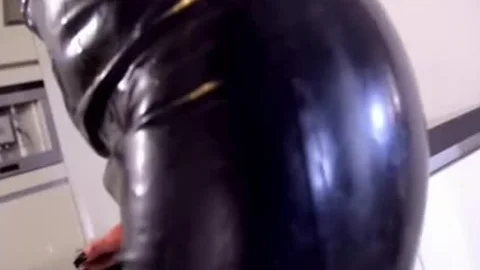 Latex brunette hair shemale female-taskmaster pounding Hard Her teen