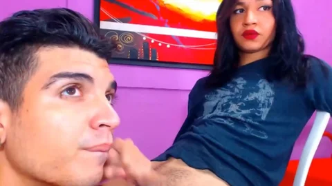 twink Slurps ladyboy biggest knob And Masturbates