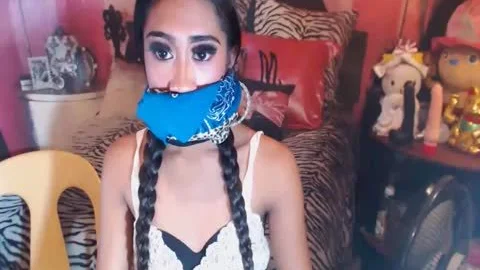 Two ladyboy Jerking Their monstrous penis On cam