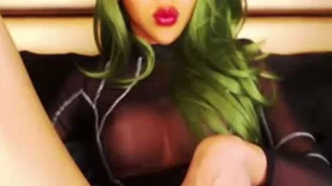 asian Ladyboy Monsterdick cumshot