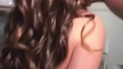 Got her pussy smashed in the kitchen