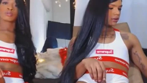 Twin lady-man Giving Each Other A sleazy handjob