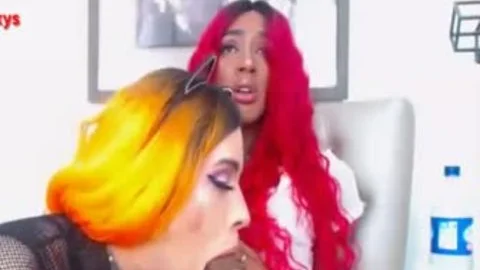Interracial biggest 10-Pounder black tranny bonks TS friend