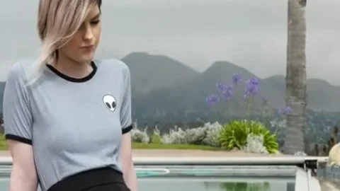 attractive blond TS Rides gigantic pecker