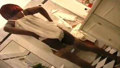 naughty ebony t-girl Riding throbbing White drilr In butt