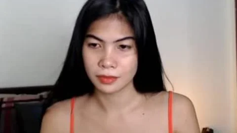 slutty shemale Pinay babe Masturbating On webcam