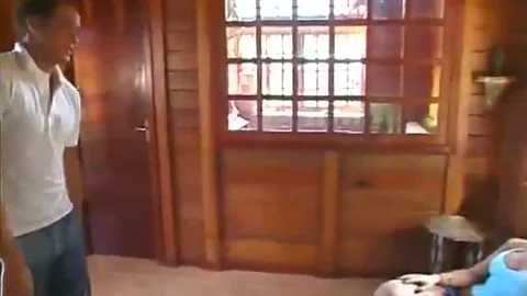 guy gets group sexing With sheboy blondes