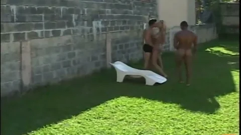 Brazilian ladyman With 1 man And 1 Fag