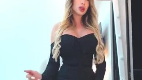 dirty Curvy Lovense tranny On cam, Part 5
