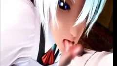 3d anime Mhelp gets sucking And Riding Sthis chabmale cock
