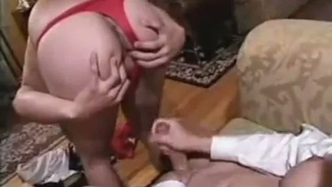 mature tranny & her Blindfolded lover
