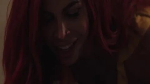 excited Ts Rubi Maxim butthole Bounces On A large darksome rod