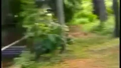 brunette lady-man fucked In The Woods