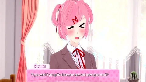 Doki Doki Futa Club: Futa Natsuki fascinating fuck With MC | Taker POV