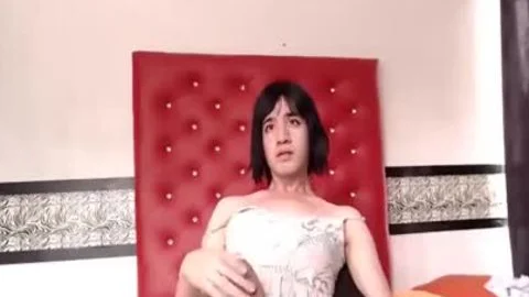 Monster cock ladyboy On Solo Masturbation