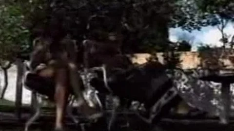 Outdoor lady-man Sandwich fucking Scenes