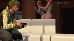 ladyboy mommy bangs lad whilst black Frend Play On PS5 - Futa